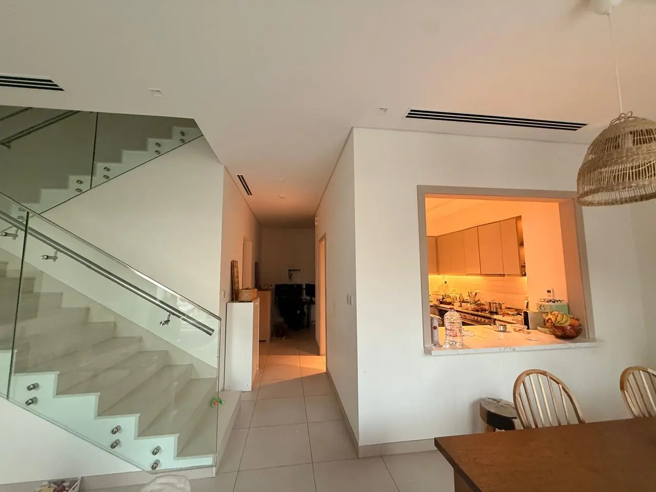 The lived-in townhouse: Photo 14, shot on the agent's phone