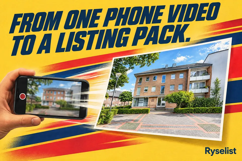 From one phone video to a paid listing pack
