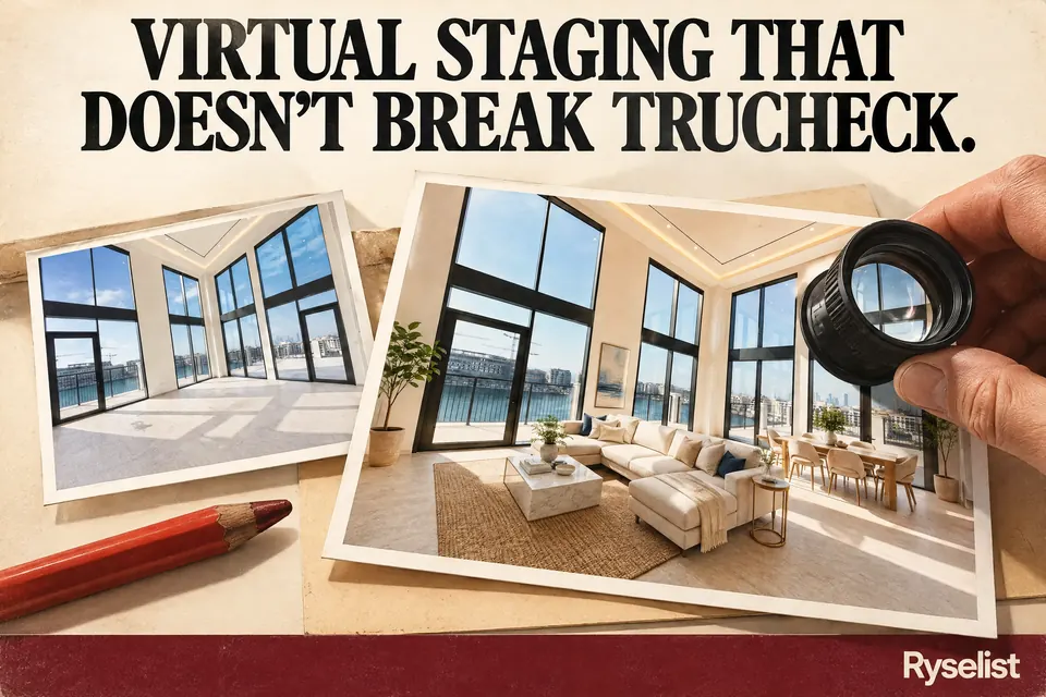 Virtual staging that doesn't break TruCheck
