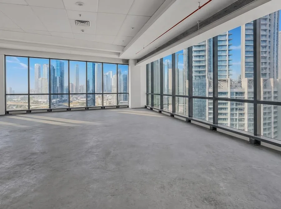 Delivered listing view from The office under construction in Business Bay