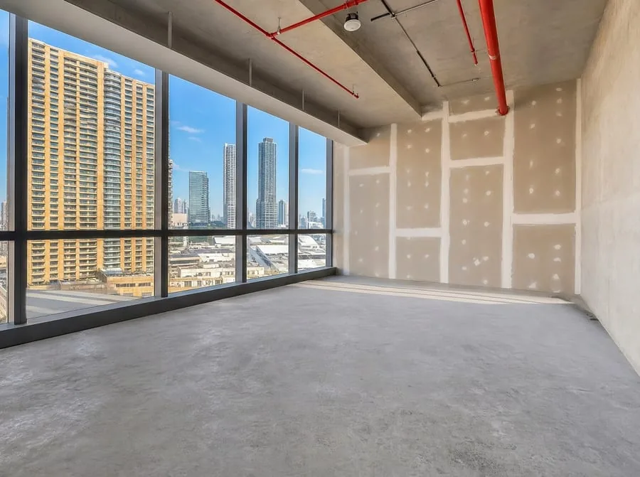 Delivered listing view from The office under construction in Business Bay
