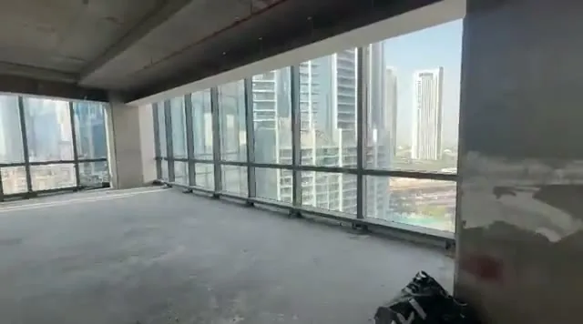 The office under construction in Business Bay before editing