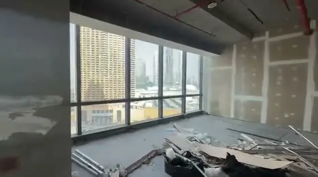 What the agent sent for The office under construction in Business Bay