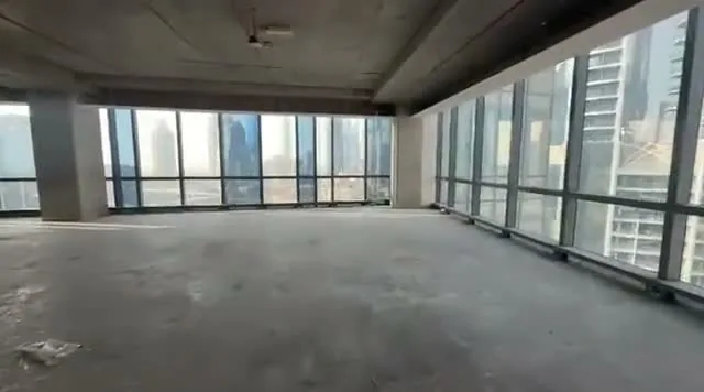 What the agent sent for The office under construction in Business Bay