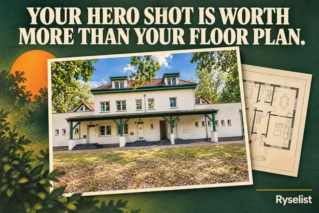 Cover poster: Why your hero shot is worth more than your floor plan
