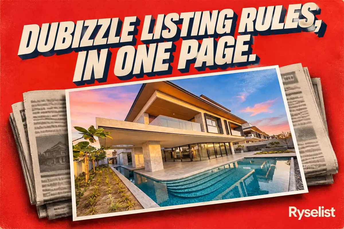 Cover poster: Dubizzle listing rules: what gets a property ad rejected in 2026