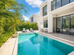 Pool and garden, finished listing photo