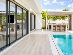 Poolside terrace, finished listing photo