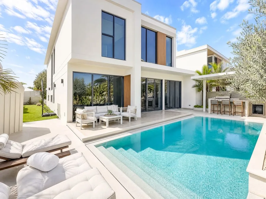 Villa and pool, finished listing photo