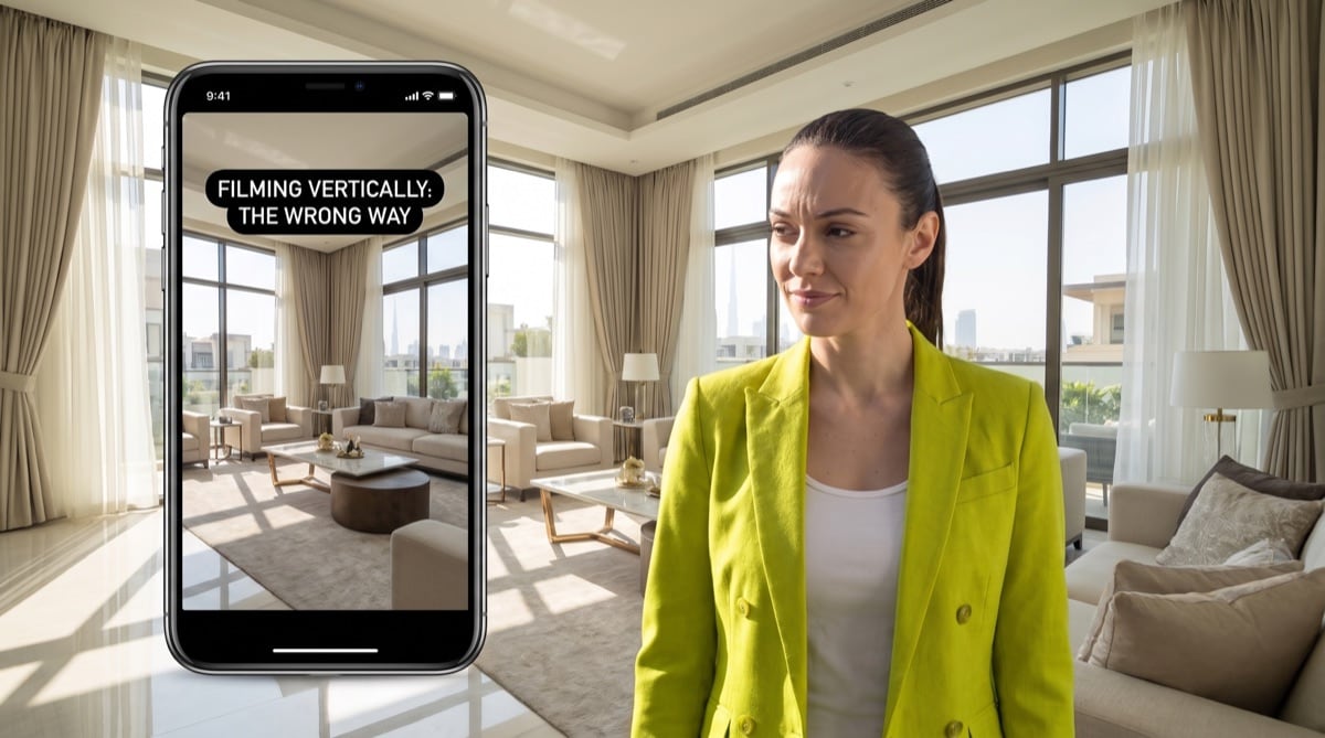 Common filming mistake: vertical video