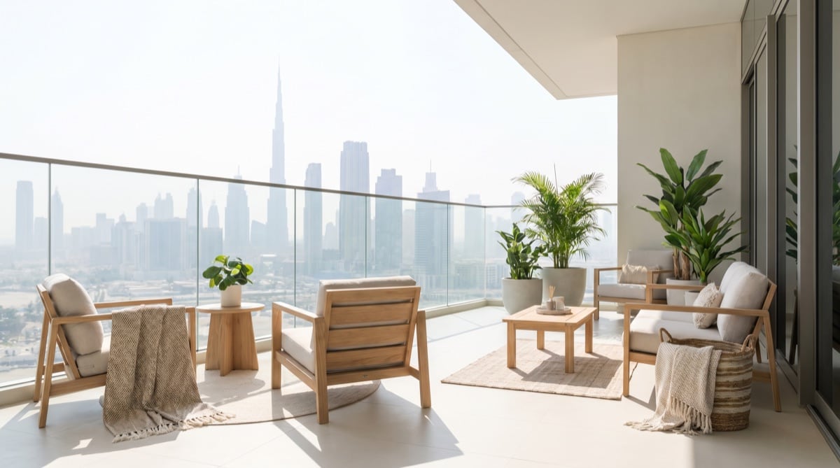 Film the balcony separately