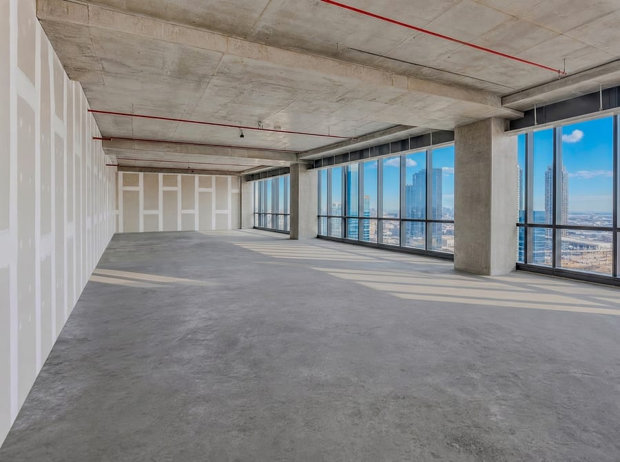 The office under construction delivered listing photo 2